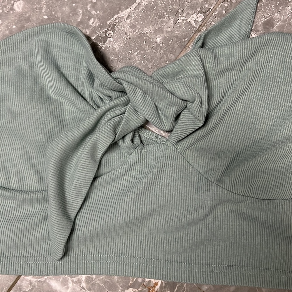 Shein Twist Tie Tube Top - Picture 2 of 4